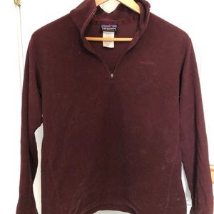 Patagonia Synchilla half-zip maroon